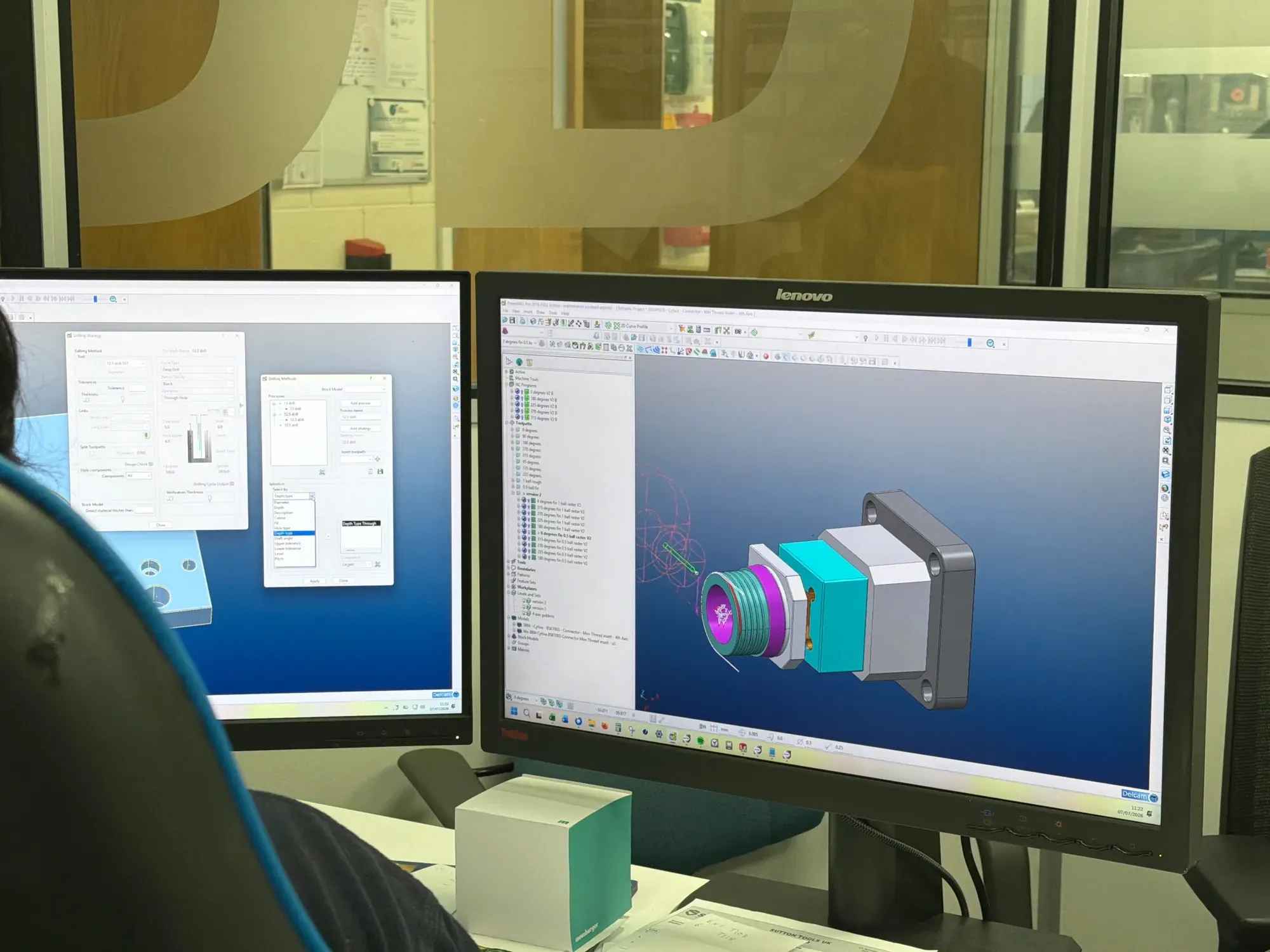 Gemini-machined precision components
