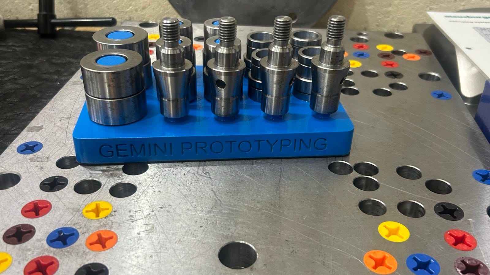 Gemini-moulded plastic components