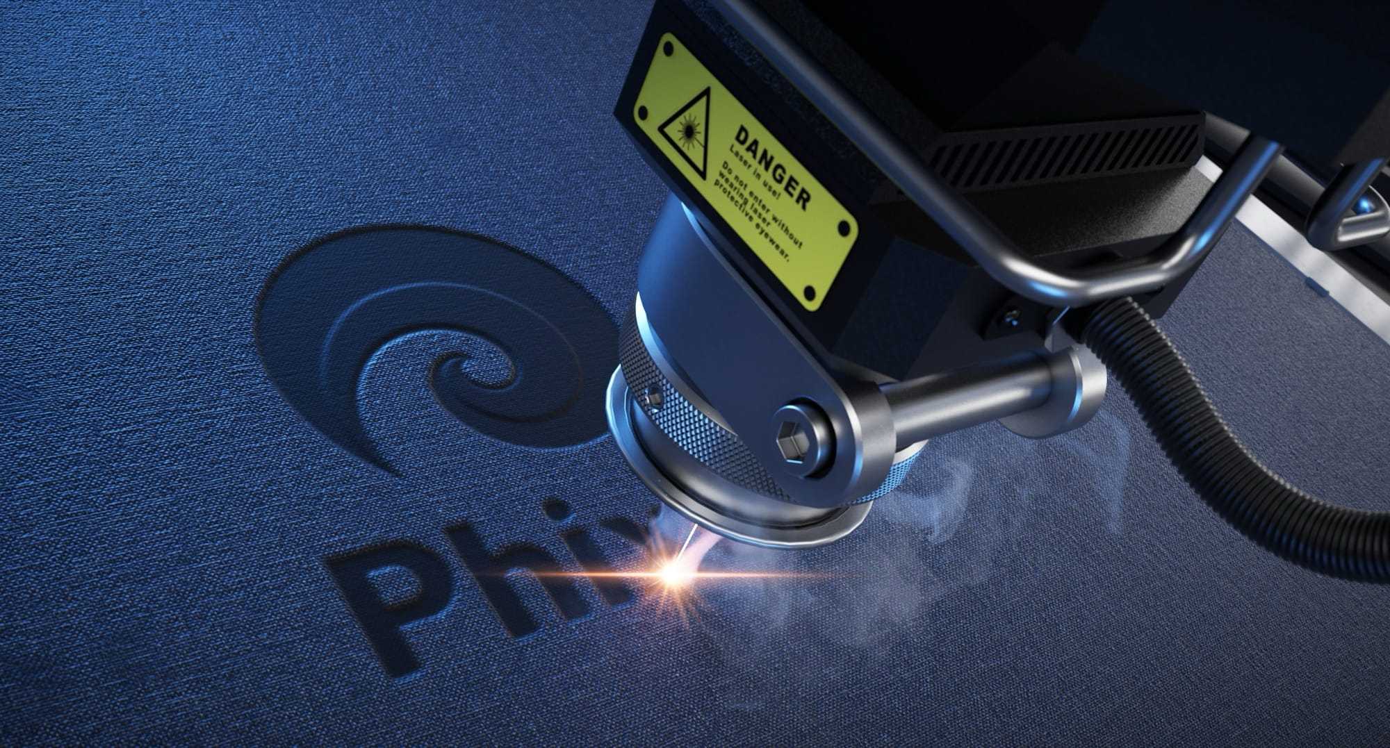 Laser marking a moulded plastic part at Gemini