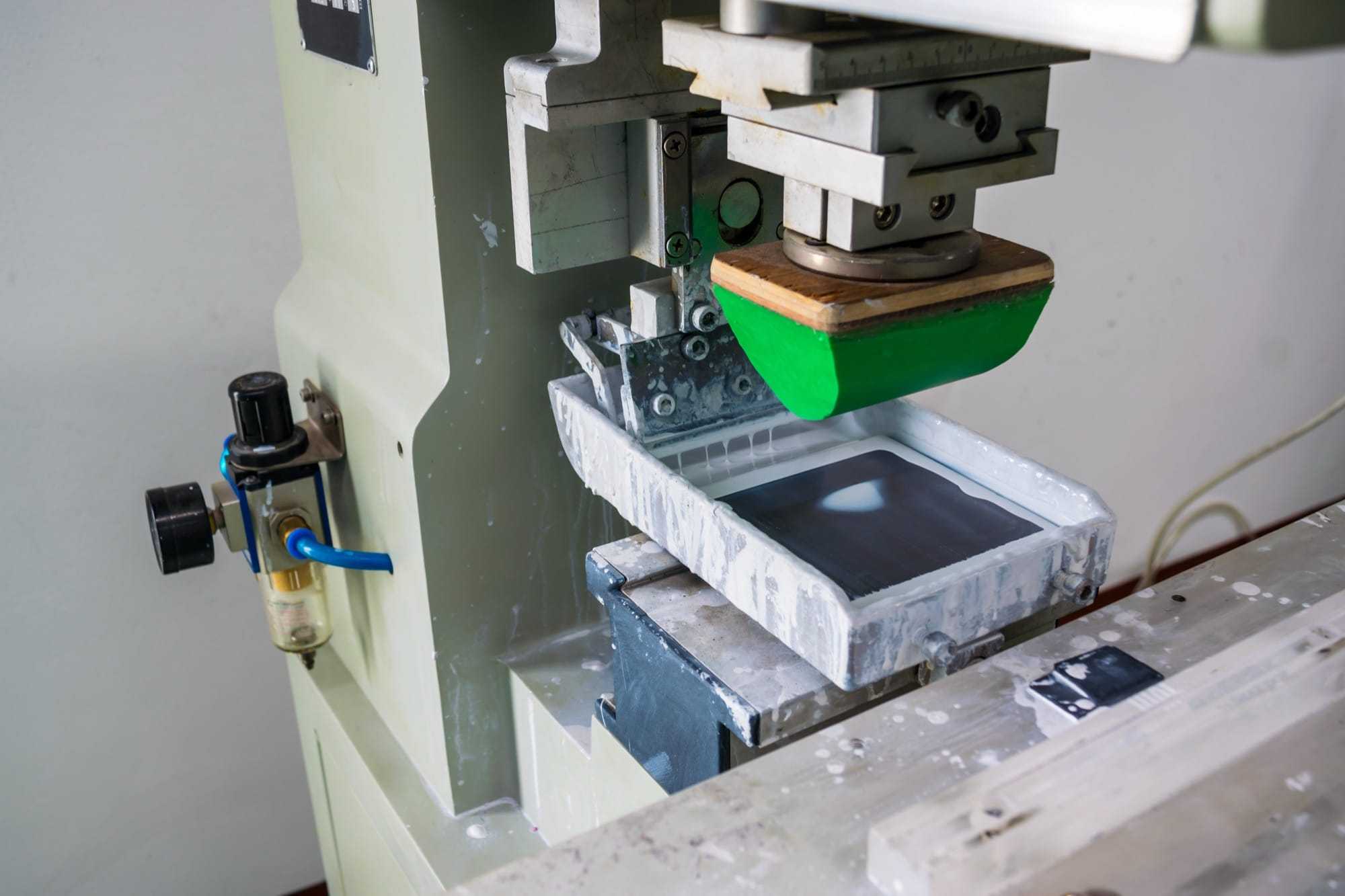 Pad printing a moulded plastic part at Gemini