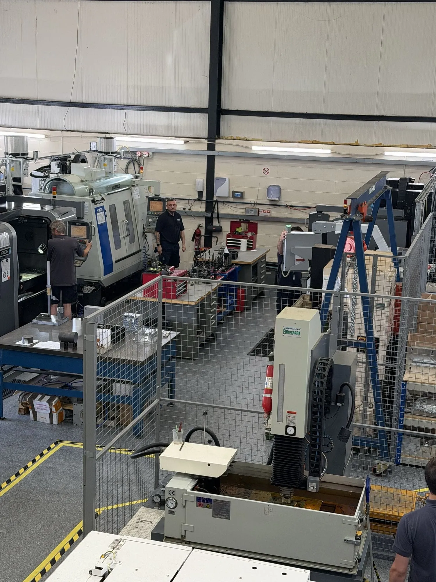 Gemini staff on the tool room shop floor