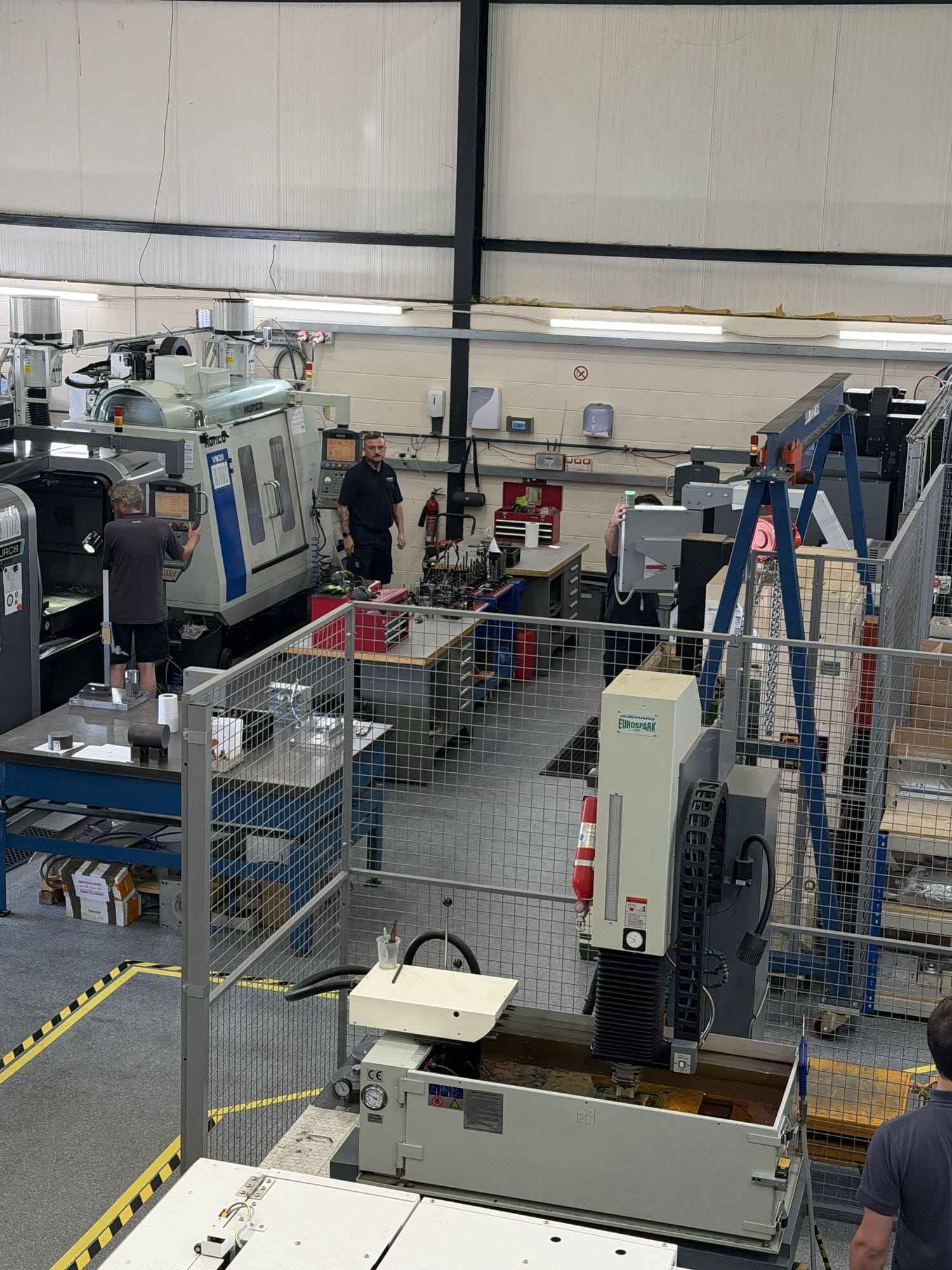Gemini staff on the tool room shop floor