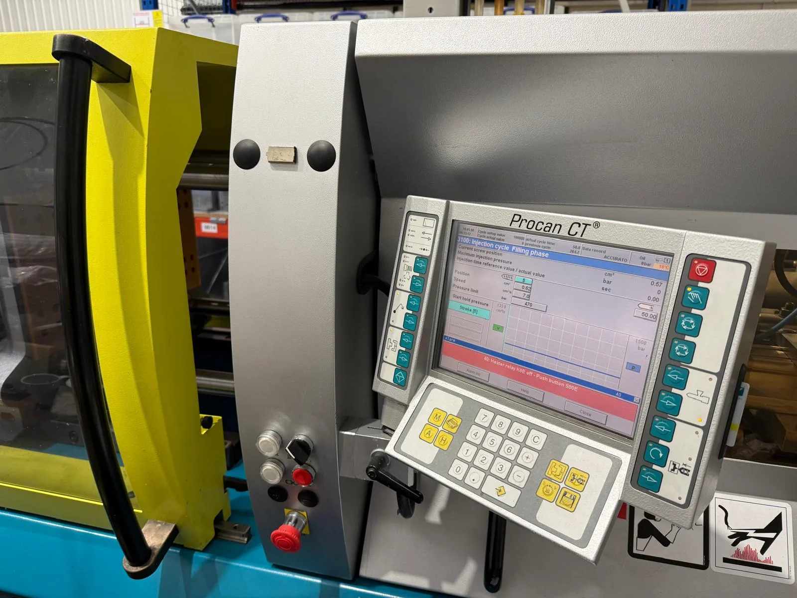 The BOY 55 LSR injection moulding machine at Gemini